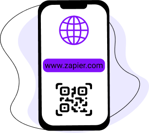 Pembuatan kode QR Zapier