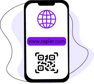 Zapier QR code generation