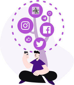 QR-Social-Media