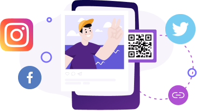 Código QR social