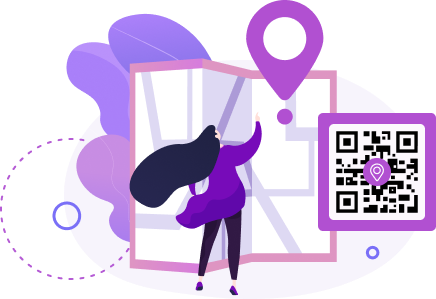 Código QR de geolocalização