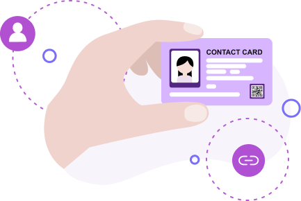 Fiche de contact QR